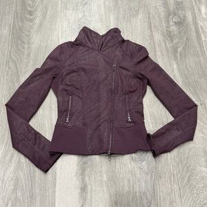 ZELLA Women's burgundy/plum performance moto Jacket-XS